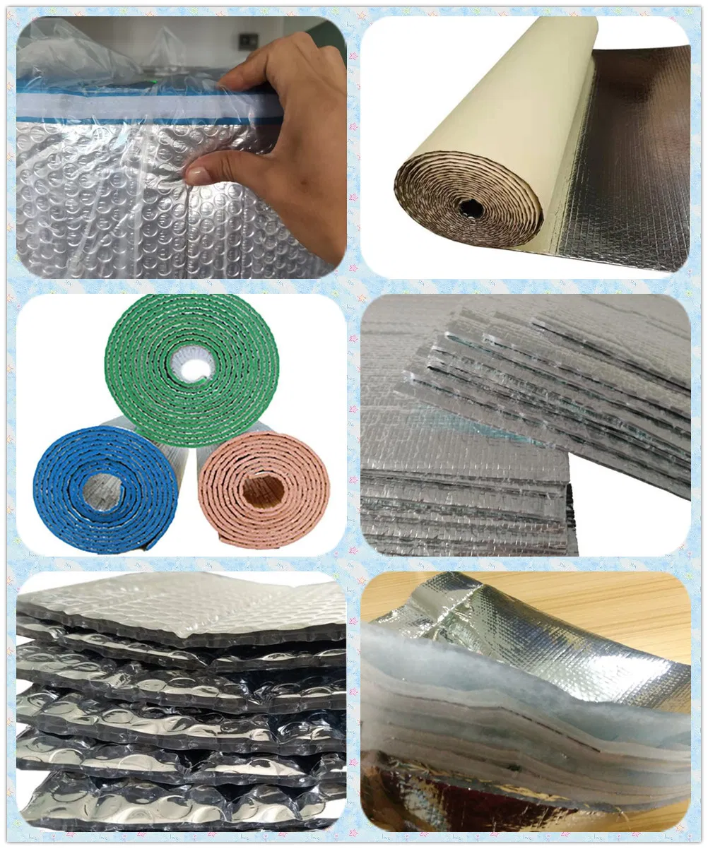 Roof / Ceilings Aluminum EPE / XPE Foam Foil Insulation Reflective Foam Insulation